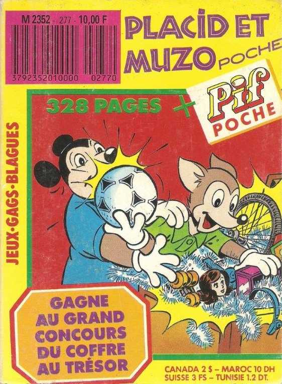 Scan de la Couverture Placid et Muzo Poche n 277